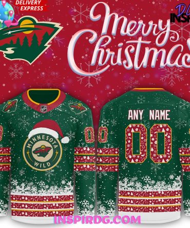 Minnesota Wild Nhl Merry Christmas 2024 Hockey Jersey