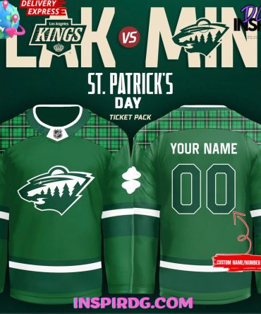 Minnesota Wild St. Patrick’S Day 2025 Jersey