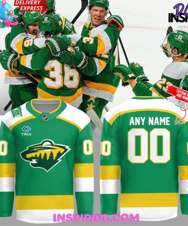 Minnesota Wild Uniform 2024-25 Special Hockey Jersey