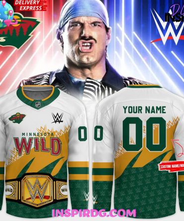 Minnesota Wild Wwe Night Special Edition Hockey Jersey