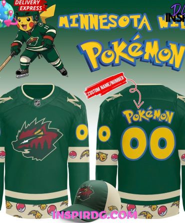 Minnesota Wild X Pokémon Special Hockey Jersey