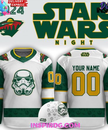Minnesota Wild X Star Wars Night 2024 Hockey Jersey