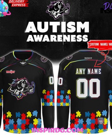 Motor City Rockers Autism Awareness 2025 Hockey Jersey