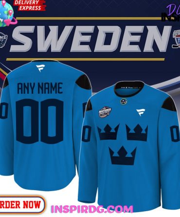 Nhl 4 Nations Sweden Premium Second Hockey Jersey