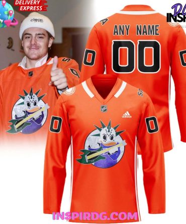 Nhl Anaheim Ducks Orangewood New Hockey Jersey