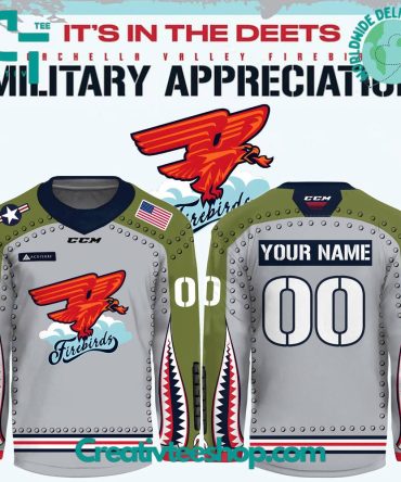 Coachella Valley Firebirds Military Apprecation Hockey Jersey