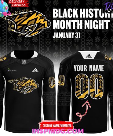 Nashville Predators Black History Month Night 2025 Hockey Jersey