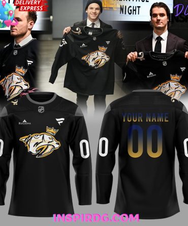 Nashville Predators Black Music Heritage Night 2025 Nhl Hockey Jersey