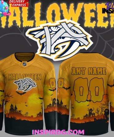 Nashville Predators Halloween 2024 Special Edition Hockey Jersey