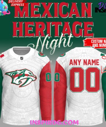 Nashville Predators Mexican Heritage Night 2025 Hockey Jersey
