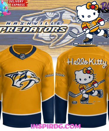 Nashville Predators X Hello Kitty Special Nhl Jersey