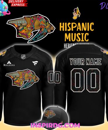 Nashville Predators X Hispanic Music Heritage Night 2024 Hockey Jersey