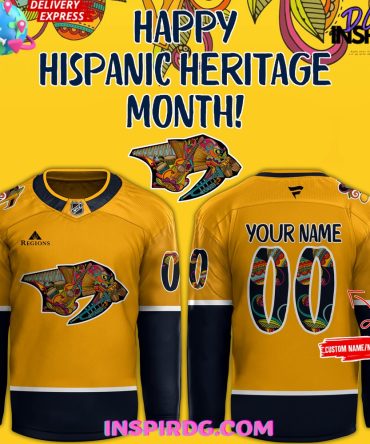 Nashville Predators X Hispanic Music Heritage Night 2024 Special Hockey Jersey