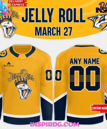Nashville Predators X Jelly Roll 2025 Hockey Jersey