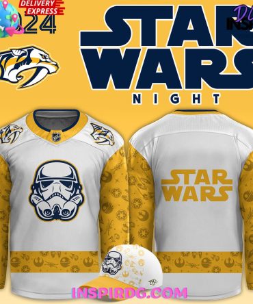 Nashville Predators X Star Wars Night 2024 Hockey Jersey