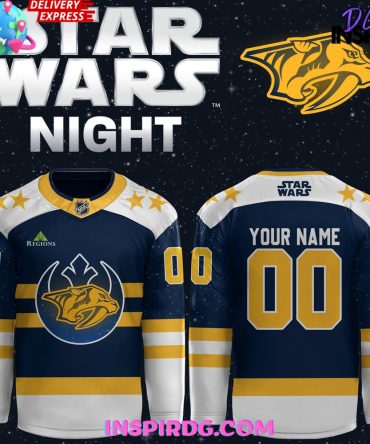 Nashville Predators X Star Wars Night 2024 Hockey Jersey