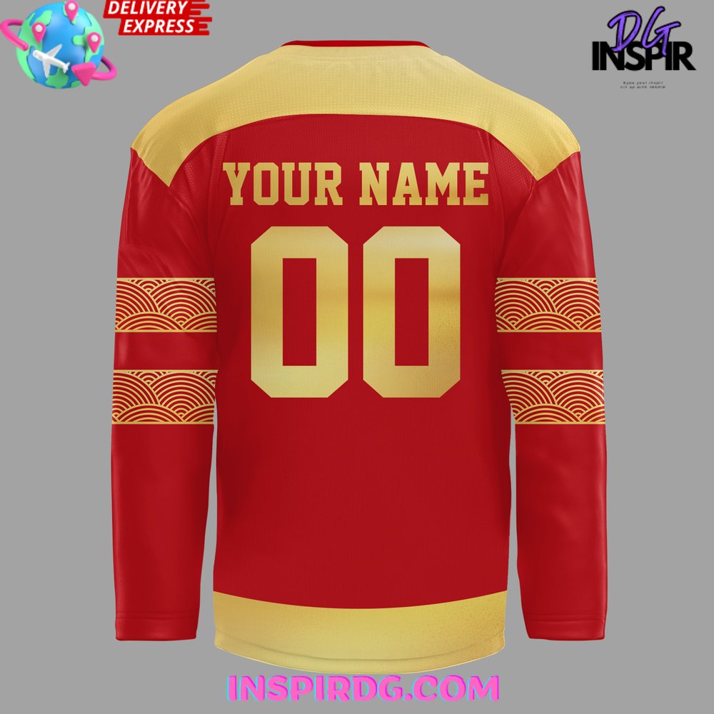 New Jersey Devils Asian And Pacific Islander Heritage Night 2025 Hockey Jersey - Image 3