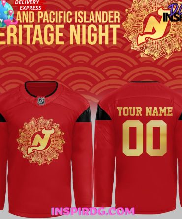 New Jersey Devils Asian And Pacific Islander Heritage Night 2025 Red Hockey Jersey