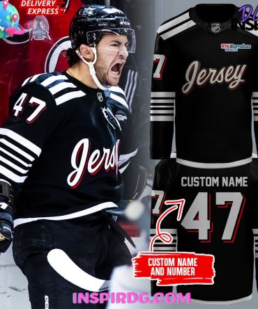 New Jersey Devils Back In Black 2025 Hockey Jersey