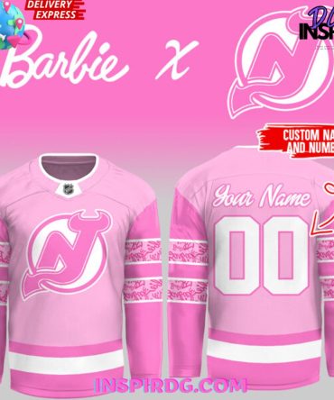 New Jersey Devils Barbie Night 2025 Hockey Jersey