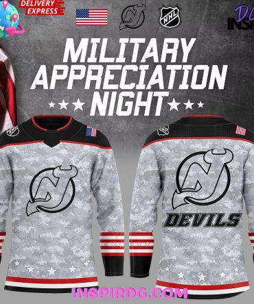 New Jersey Devils Military Appreciation Night Special Hockey Jersey