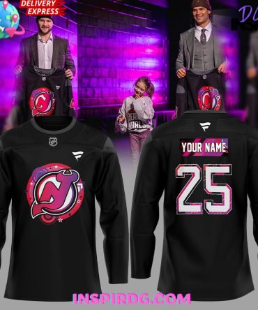 New Jersey Devils Reimagining Of 90S Sport Style Hockey Jersey