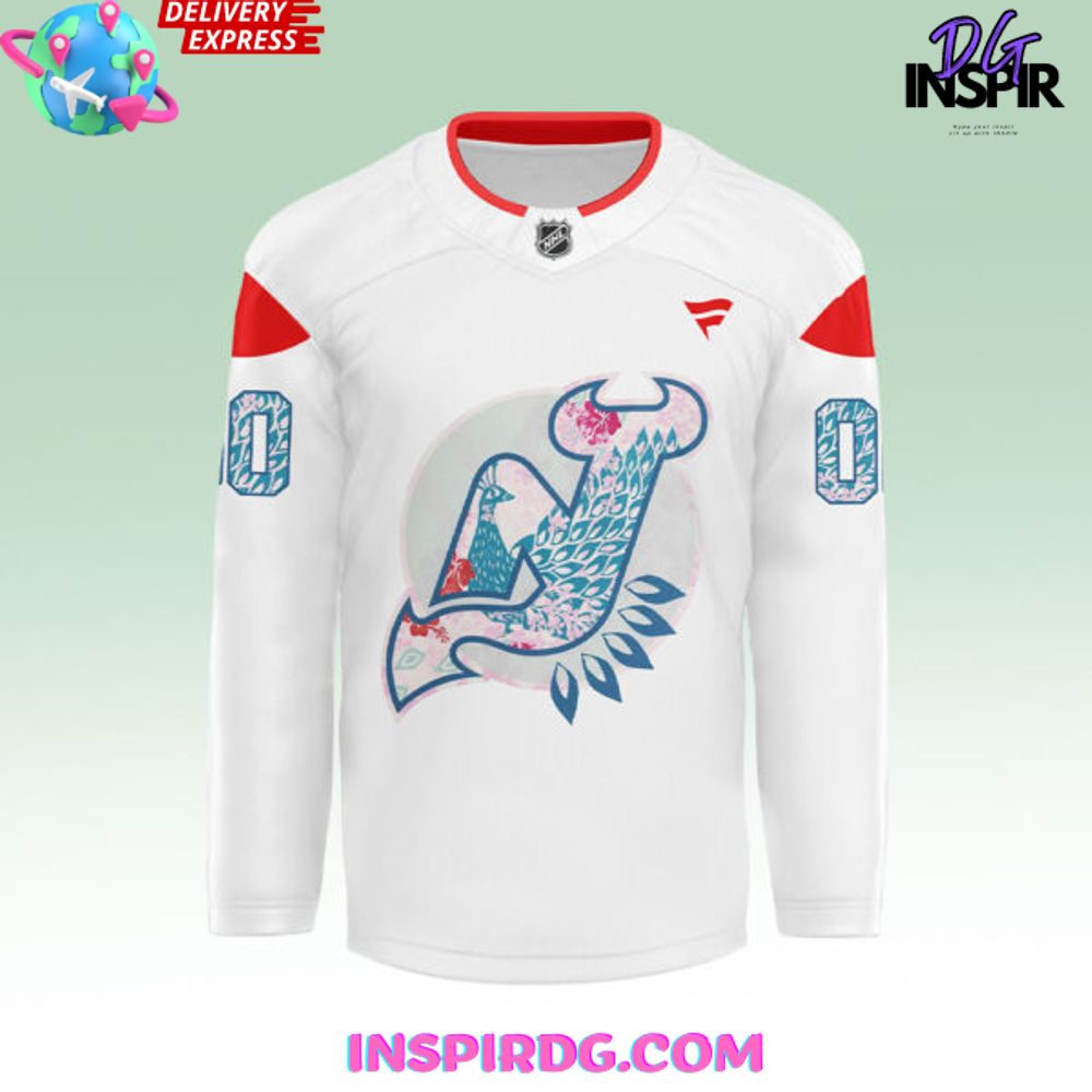 New Jersey Devils X Asian And Pacific Islander Heritage Night Hockey Jersey - Image 2