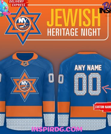 New York Islanders Jewish Heritage Night Special Hockey Jersey