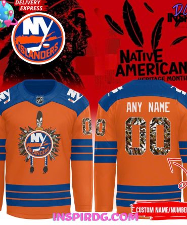 New York Islanders Native American Heritage Month 2024 Hockey Jersey