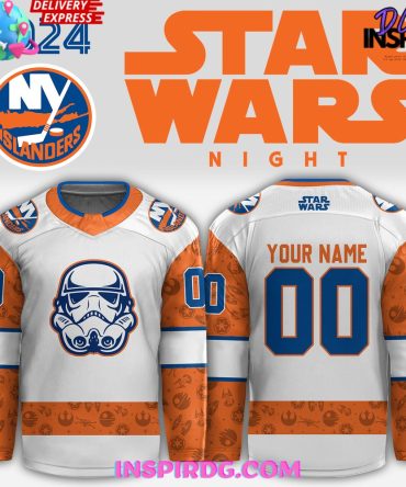 New York Islanders X Star Wars Night 2024 Custom Hockey Jersey