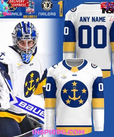 Norfolk Admirals 2025 Kelly Cup Playoffs Official Hockey Jersey