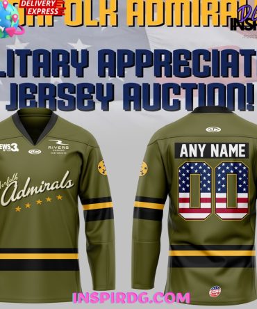 Norfolk Admirals Military Appreciation Special Hockey Jersey