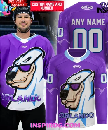 Orlando Solar Bears Ihl Bauer 2025 Throwback Jersey
