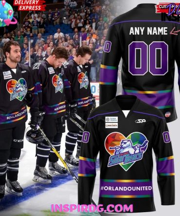 Orlando Solar Bears Orlando United Night Special Hockey Jersey