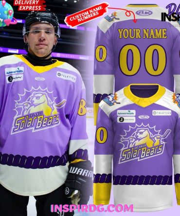Orlando Solar Bears Women In Hockey Night Hockey Jersey