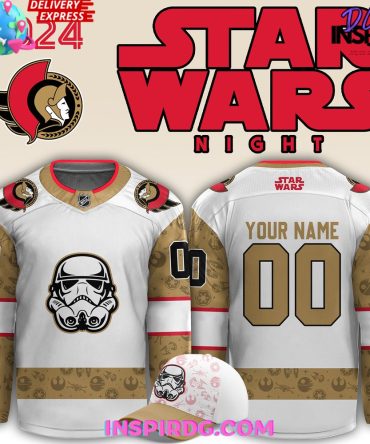 Ottawa Senators X Star Wars Night Custom Hockey Jersey