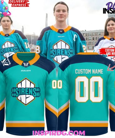 Phwl New York Sirens Bauer Special Blue Hockey Jersey