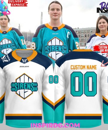 Phwl New York Sirens Bauer Special White Hockey Jersey