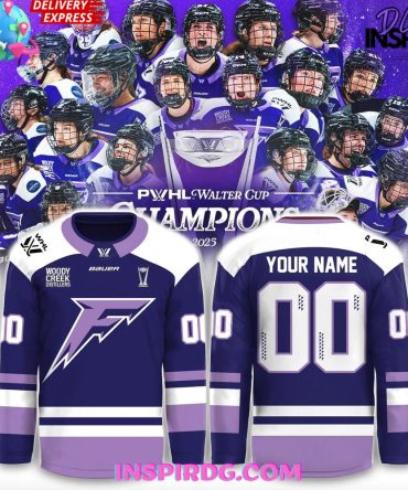 Pwhl Walter Cup Champions 2025 Custom Hockey Jersey For Fan