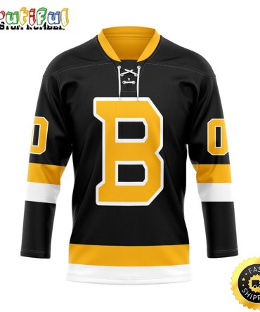 Personalized Nhl Black Boston Bruins Hockey Jersey Nhl Hockey Jerseys