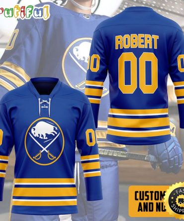 Personalized Nhl Blue Buffalo Sabres Hockey Jersey Nhl Hockey Jerseys
