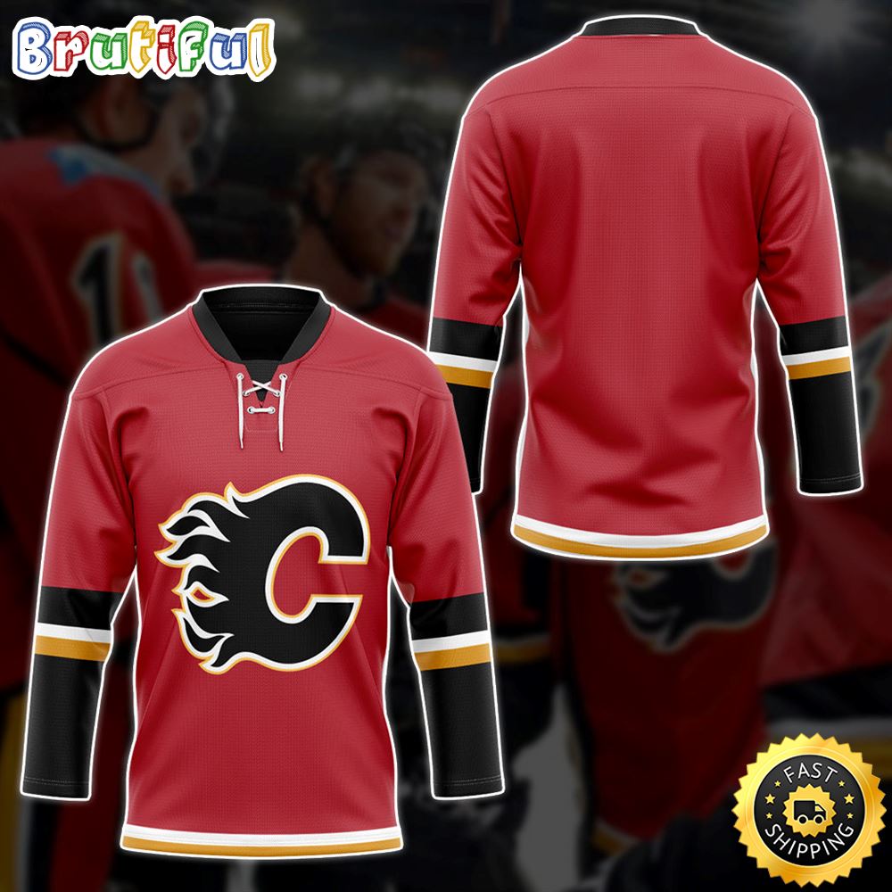 Personalized Nhl Calgary Flames Hockey Jersey Custom Nhl Hockey Jerseys