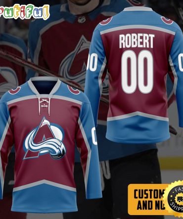 Personalized Nhl Colorado Avalanche Premier Youth Hockey Jersey Nhl Hockey Jerseys