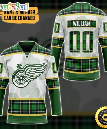 Personalized Nhl Detroit Red Wings St. Patrick Days Concepts Hockey Jersey Nhl Hockey Jerseys