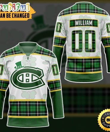 Personalized Nhl Montreal Canadiens St Patrick Day Hockey Jersey Nhl Hockey Jerseys