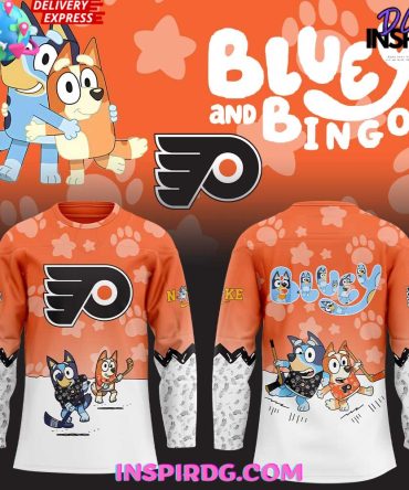 Philadelphia Flyers Bluey And Bingo Special Jersey