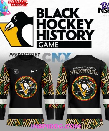 Pittsburgh Penguins Black Hockey History Night Special Hockey Jersey