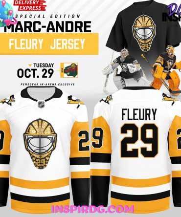 Pittsburgh Penguins Marc-Andre Fleury Special White Hockey Jersey
