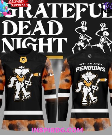 Pittsburgh Penguins X Grateful Dead Night Special Hockey Jersey