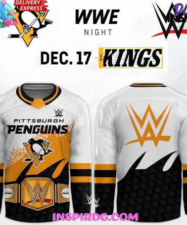 Pittsburgh Penguins X Wwe Night 2024 Special Hockey Jersey